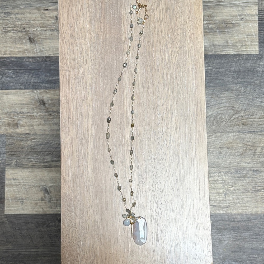 Anthropologie Precious Stone Necklace